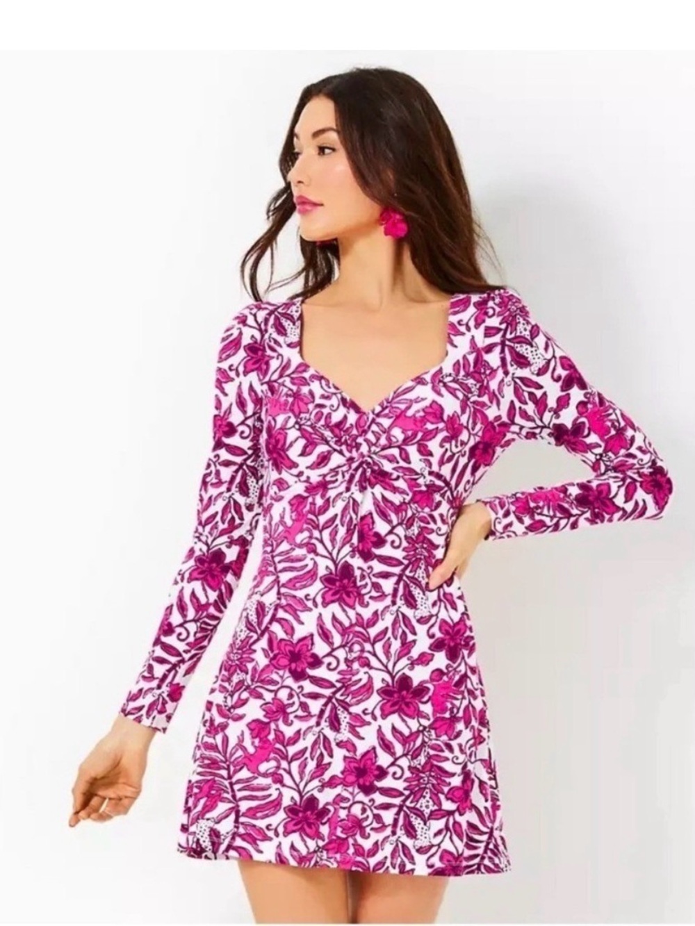 Lilly Pulitzer Anne Skirted Rompr,  Elderflower Blossom Lil Escape Plan Sz M NWT